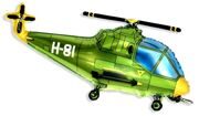 Фольгированный шар "Вертолет" с гелием 97 см большая фигура